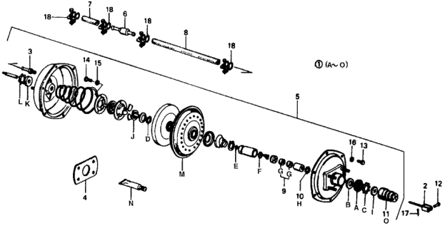 1977 Honda Civic 3 Door ** (1500) KL HMT Vacuum Booster Diagram