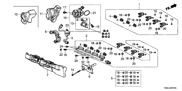 2021 Honda Civic Fuel Injector Diagram