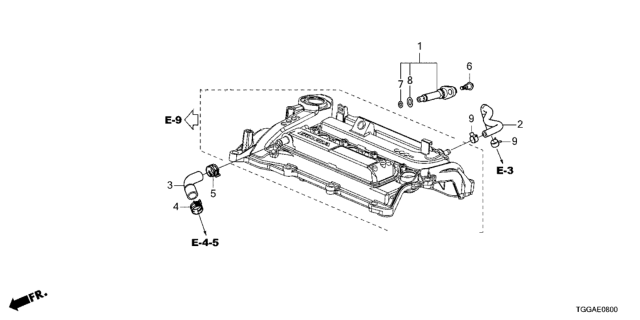 2021 Honda Civic Breather Tube Diagram