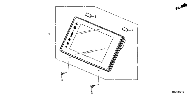 2018 Honda Clarity Electric Center Display Diagram