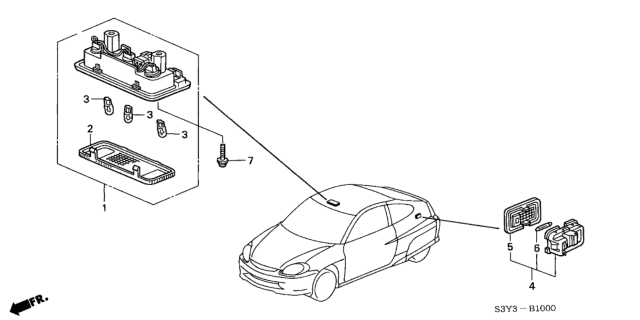 2003 Honda Insight Interior Light Diagram