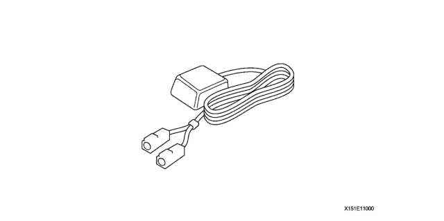 2003 Honda Accord Antenna (XM) Diagram