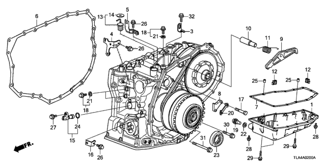 2020 Honda CR-V Stay Comp A,Harne Diagram for 21511-5C4-000