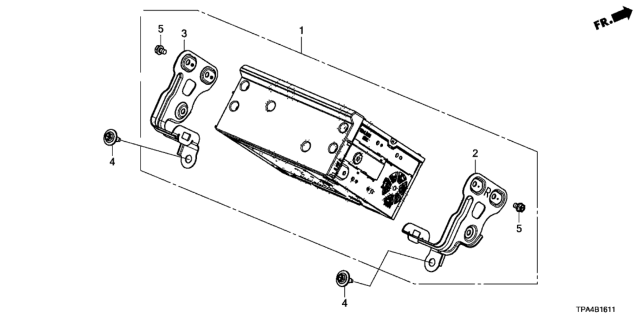 2021 Honda CR-V Hybrid Audio Unit Diagram