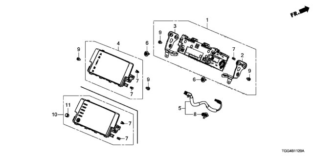 2017 Honda Civic Navigation System Diagram