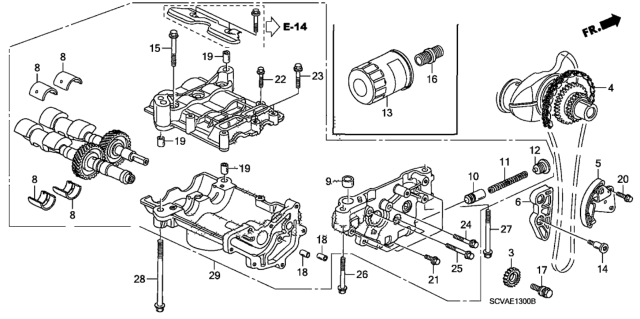 2008 Honda Element Oil Pump Diagram