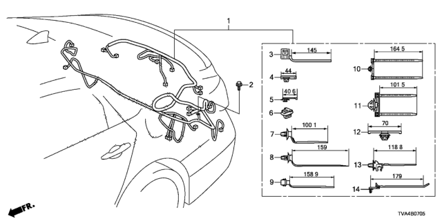 2018 Honda Accord Wire Harness Diagram 6