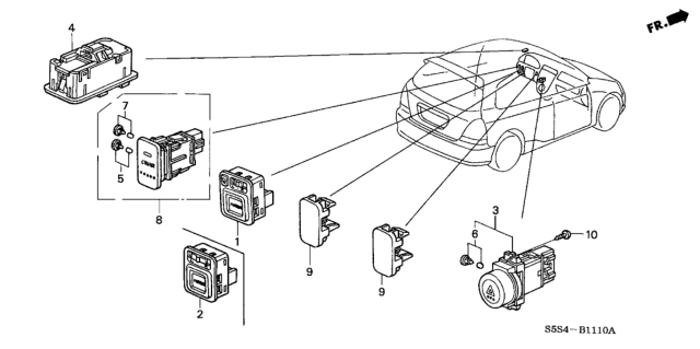 2002 Honda Civic Switch Diagram