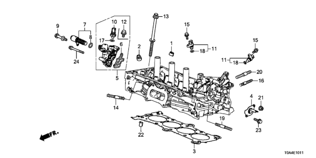 2015 Honda CR-V Spool Valve Diagram