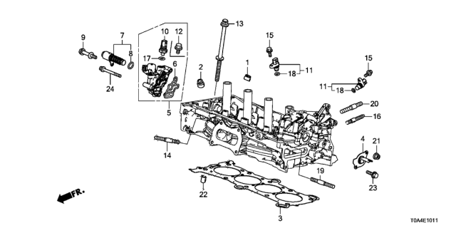 2016 Honda CR-V Spool Valve Diagram