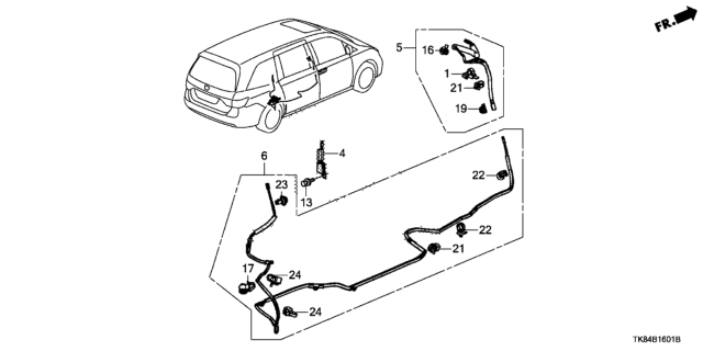 2017 Honda Odyssey Antenna Diagram