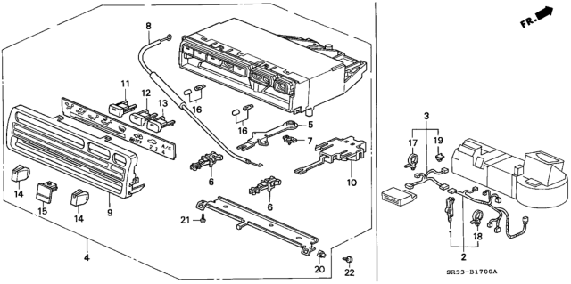 1993 Honda Civic Heater Control Diagram