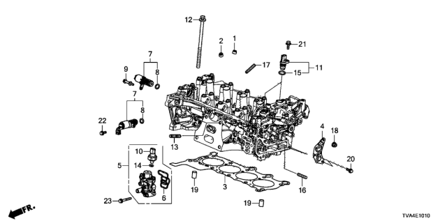 2020 Honda Accord Filter Assy., Spool Valve Diagram for 15815-6A0-A01