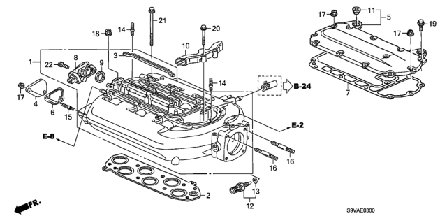 2008 Honda Pilot Intake Manifold Diagram