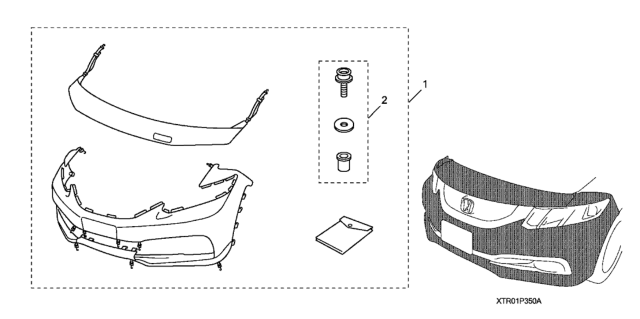 2014 Honda Civic Nose Mask (Full) Diagram