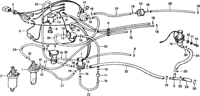 1977 Honda Civic Valve, Spark Delay Diagram for 36140-657-771