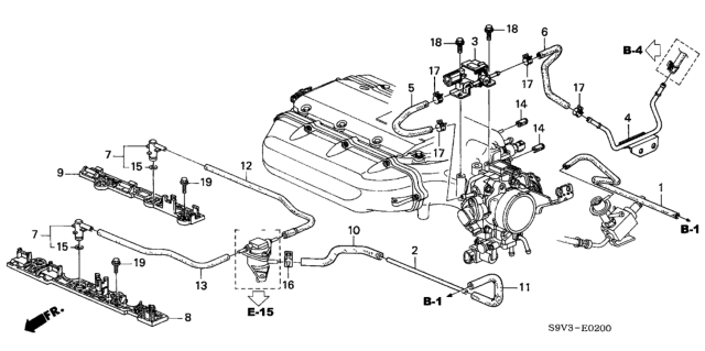 2004 Honda Pilot Tubing Diagram