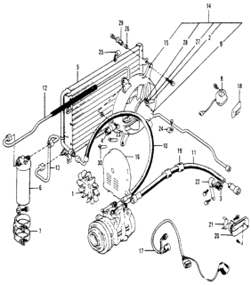 1979 Honda Accord Relay, Air (056700-3510) (Denso) Diagram for N056700-3510