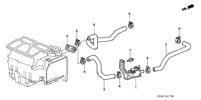 1996 Honda Accord Water Valve Diagram