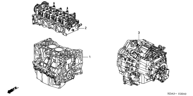 2006 Honda Accord General Assy. Diagram for 10002-RAD-A05