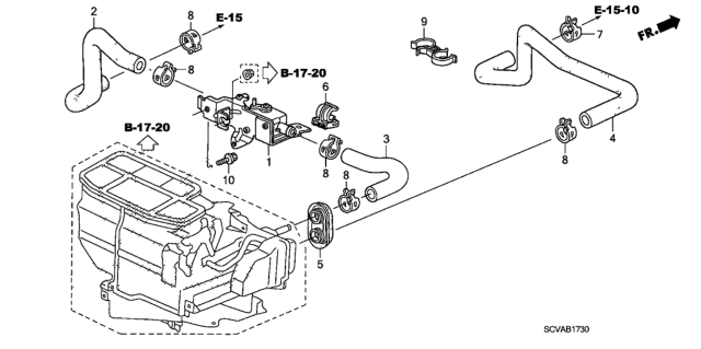 2010 Honda Element Water Valve Diagram