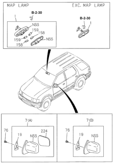 1999 Honda Passport Mirror Diagram