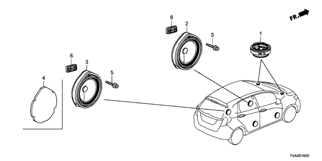 2018 Honda Fit Speaker Diagram