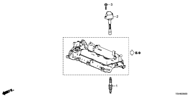 2014 Honda Accord Plug Top Coil - Spark Plug Diagram