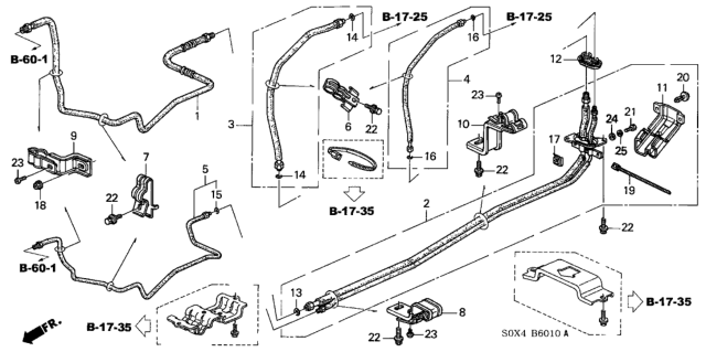 2004 Honda Odyssey Cover Diagram for 80365-S0X-A01