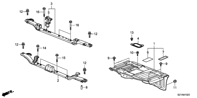 2015 Honda CR-Z Extension, Main Switch Diagram for 1E710-RTW-010