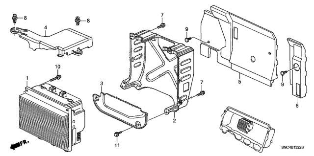 2011 Honda Civic IMA Pdu Diagram