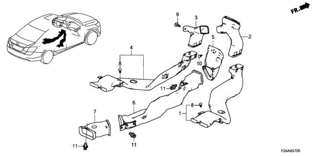 2017 Honda Accord Duct Diagram