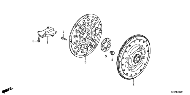 2014 Honda Accord Flywheel Diagram