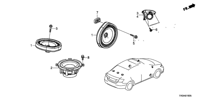 2013 Honda Civic Speaker Diagram