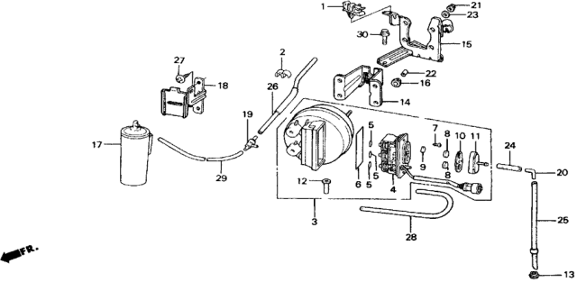 1989 Honda Accord 2 Door SEI KA 5MT Auto Cruise Diagram