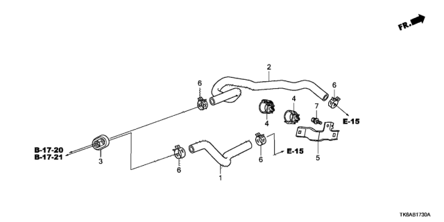 2013 Honda Fit Water Hose Diagram