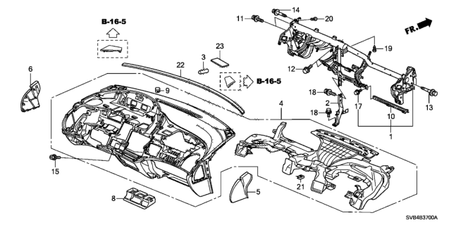 2011 Honda Civic Instrument Panel Diagram