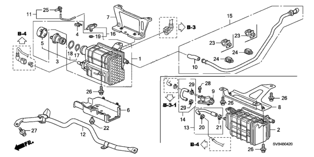 2010 Honda Civic Canister Diagram