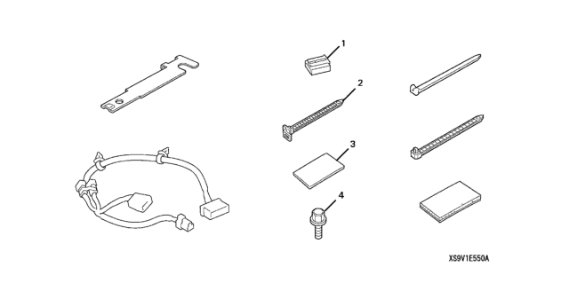 2008 Honda Pilot Attachment, Security System Diagram for 08E55-S9V-100A