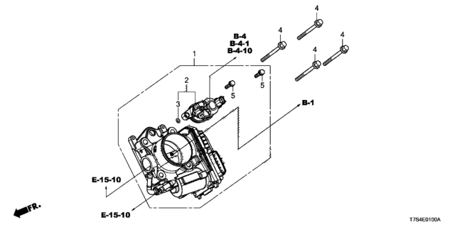 2019 Honda HR-V Valve Assembly, Purge Control Solenoid Diagram for 36162-R1A-A01