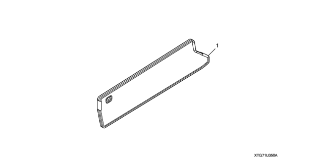 2018 Honda Pilot Cargo Bin Dividers Diagram