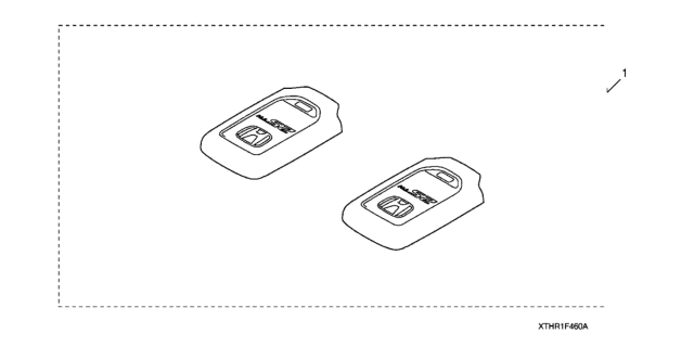 2020 Honda Odyssey Smart Key 25TH Anniversary Diagram