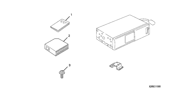 2009 Honda Civic 8 Disc CD Changer Diagram