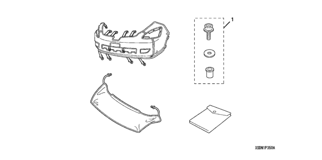 2005 Honda Accord Nose Mask (Full) Diagram