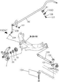 Rod Link Assembly Stbiliz Diagram for 8-97289-820-0