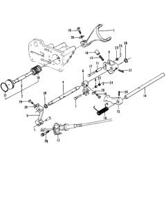 1975 Honda Civic 3 Door ** (1200) ** HMT HMT Shift Lever Shaft Diagram