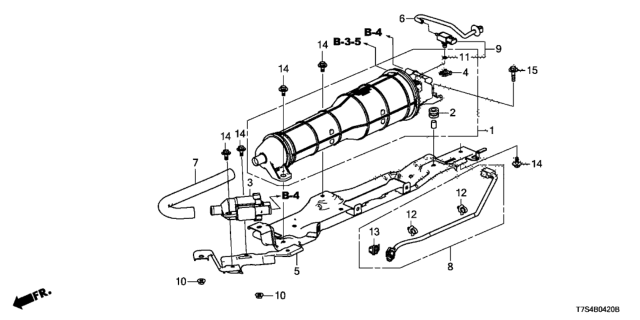 2017 Honda HR-V Canister Diagram