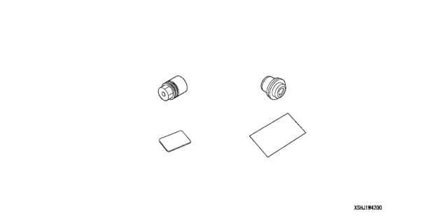 2007 Honda Ridgeline Wheel Lock (Alloy Wheel) Diagram