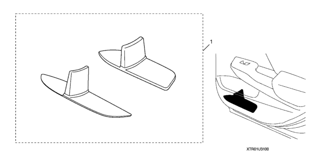 2014 Honda Civic Rear Cup Holder Diagram