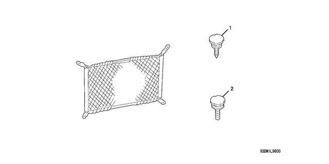 2007 Honda Accord Cargo Net Diagram